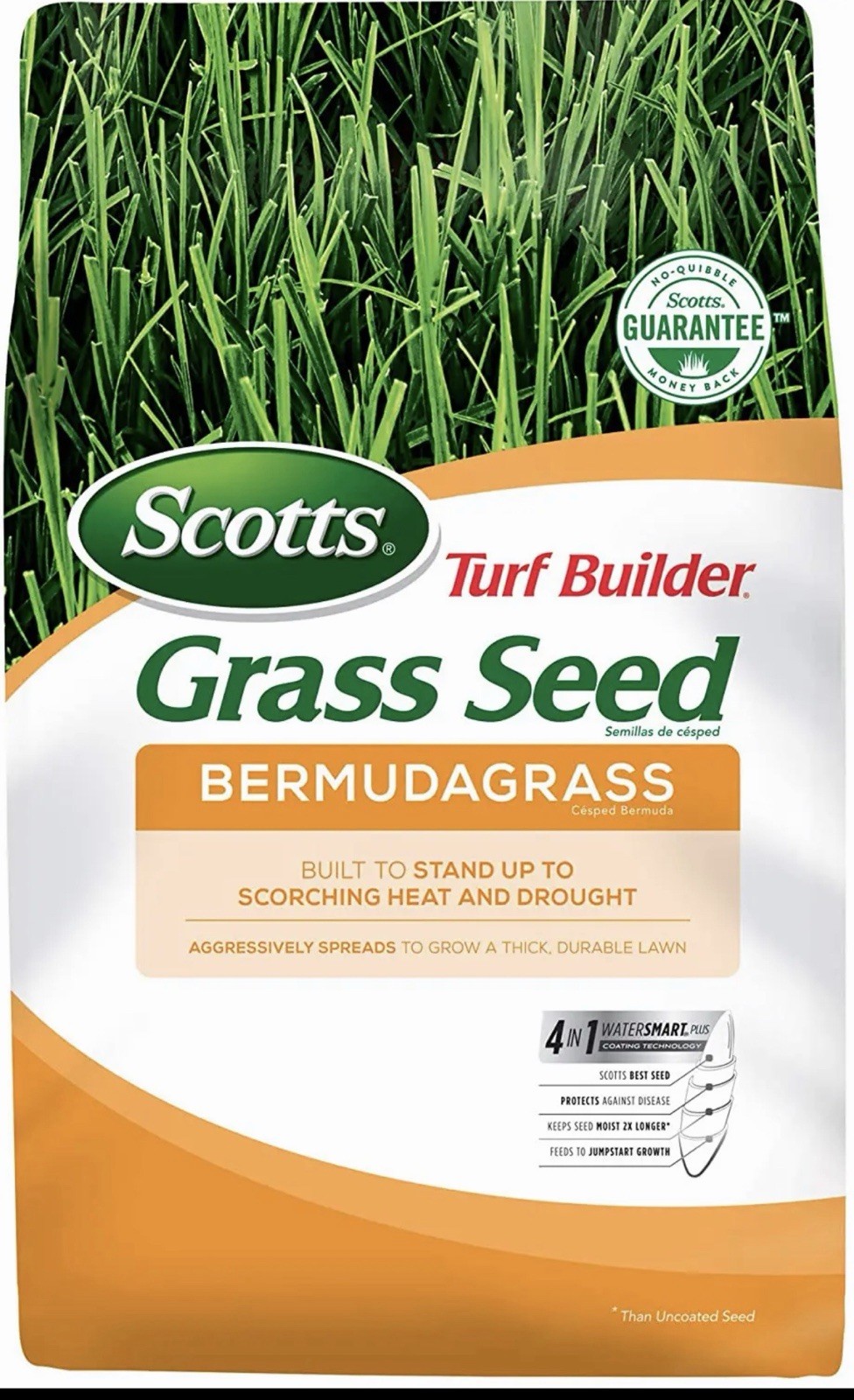 Scotts Bermuda⛳️Grass Seed🌱Drought☀️Resist📭FREE/FAST~SAVE Buy 2+👝 4 lb bag