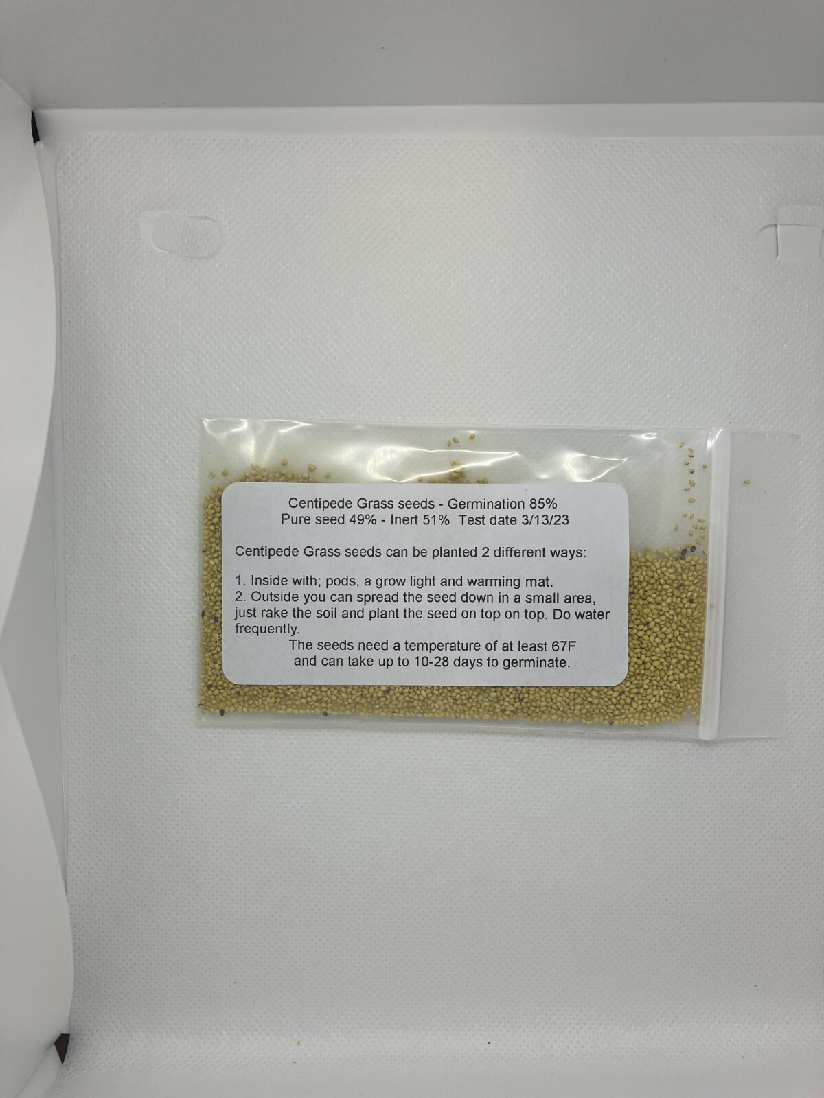 Centipede Grass Seeds starter pack 6000-8000k seeds