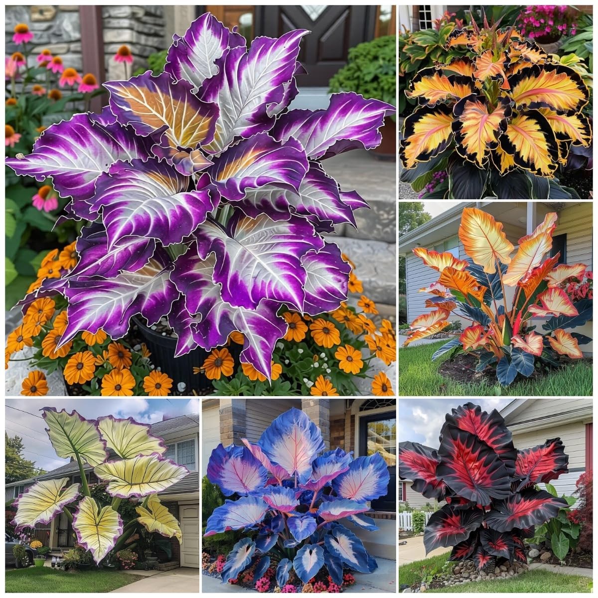 310+ Mixed Color Hosta Seeds for Planting Outdoors – Perennial Shade-Tolerant…