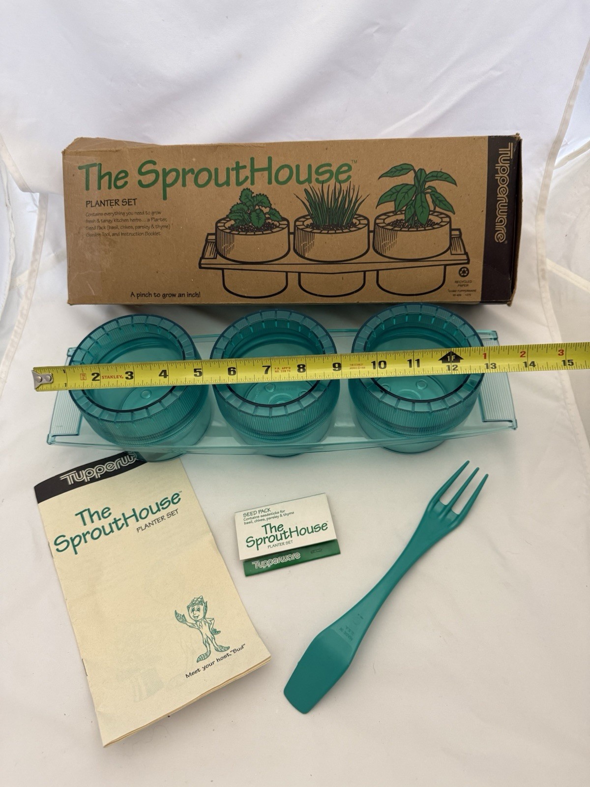 Tupperware The Sprout House Planter Set NEW In Box