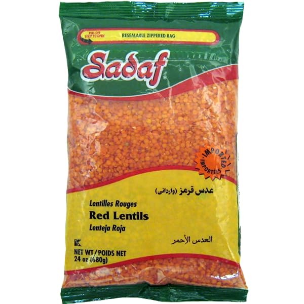 Red Lentils Dry 24 oz – Dried lentils bulk – Red Lentil beans – Natural, Vega…