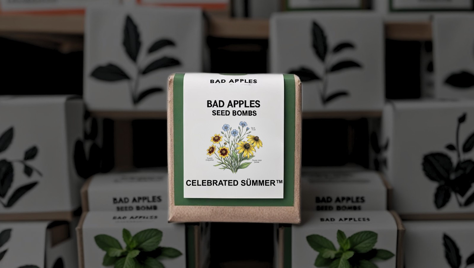 Bad Apples Wildflower Seed Bombs CELEBRATED SÜMMER™ 1 Acre – Native Flower Mix