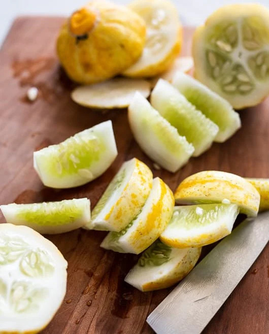 Lemon Cucumber Seeds | Golden Yellow Crystal Apple Cucumbers Budamkaya Seed 2024