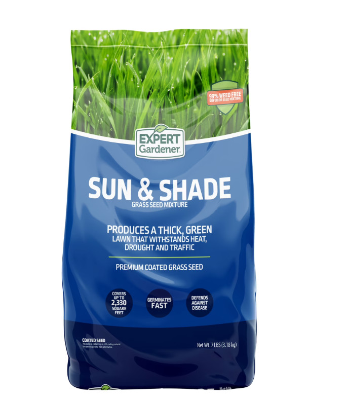 Kentucky Bluegrass Northern Grass Seed Mix, Sun to Partial Shade, 7 lb, New