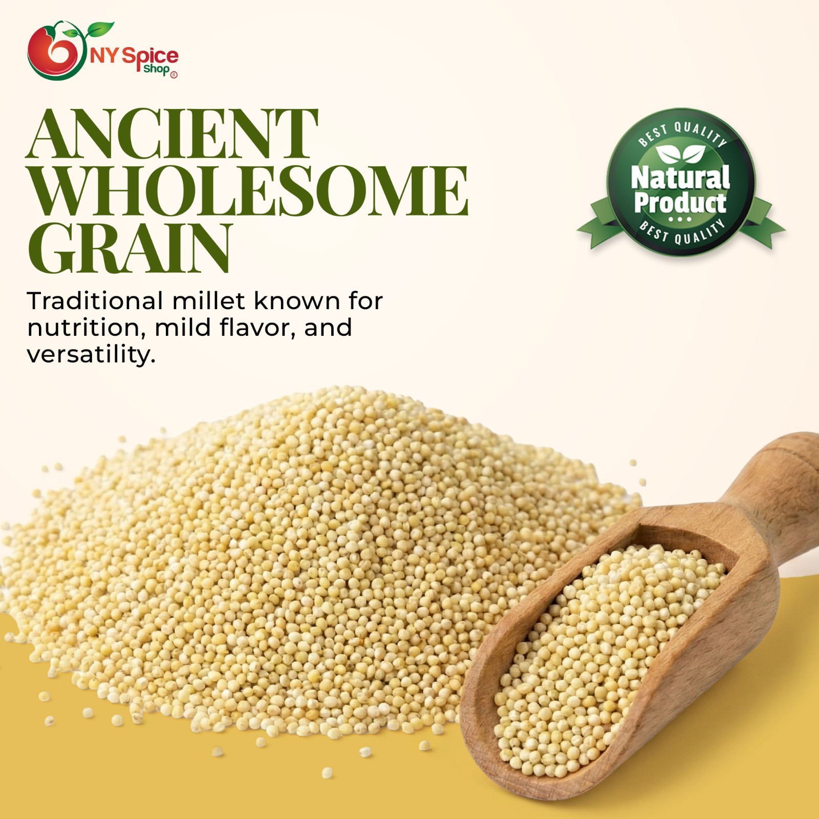 Barnyard Millet, Sawan – (Echinochloa frumentacea) Premium Quality – NY Spice