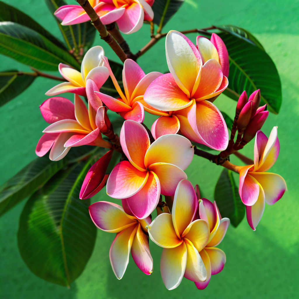 5 Orange Pink YellowPlumeria Seeds Plants Flower Hawaiian Flowers Perennial Seed