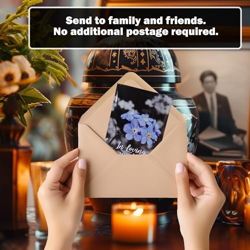 Forget Me Not Seed Packets 50 Pre-Filled Memorial Favors Funeral Keepsakes