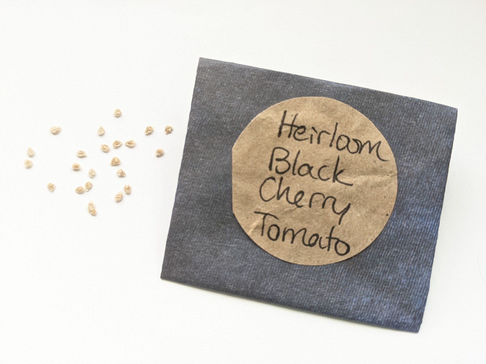 Heirloom Black Cherry Tomato seeds, organic, 20 seeds