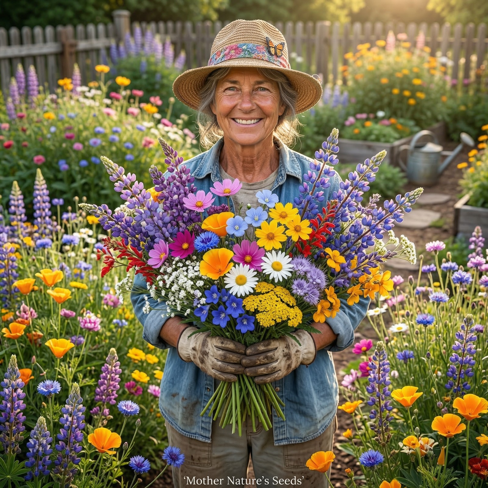 Wildflower Mix YOSEMITE Meadow Garden National Park Inspired Pollinator 500 Seed
