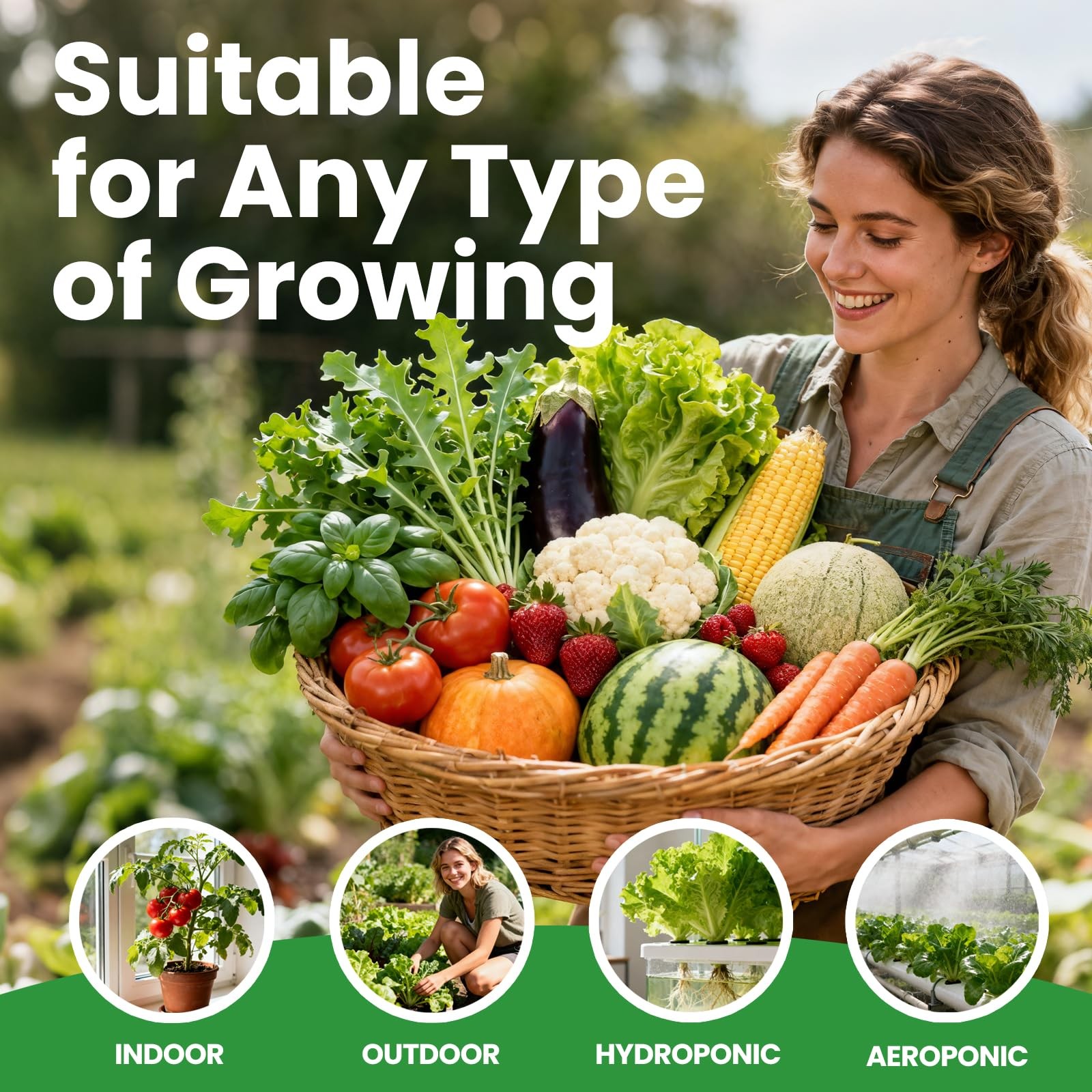55 Vegetable Seeds Variety Pack – 39,000+ Heirloom Seeds for Planting Vegetab…
