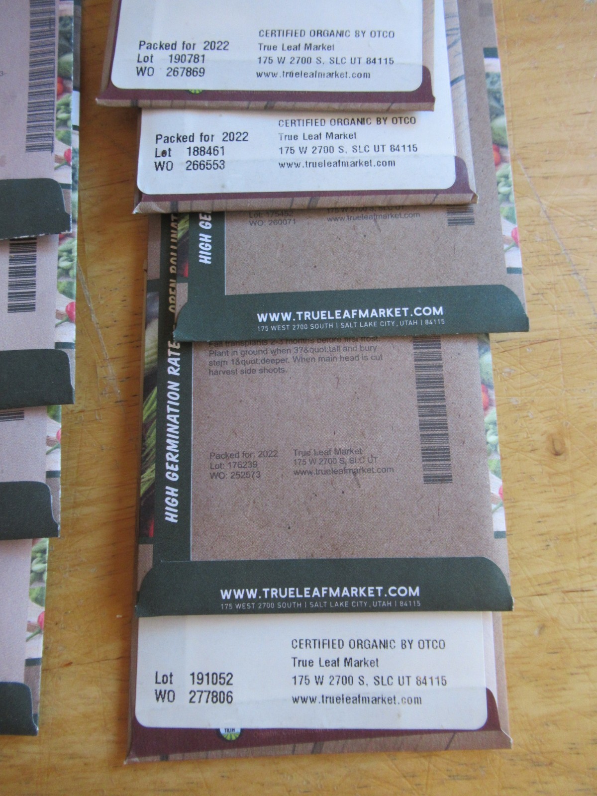20 Packages of mixed Vegetable & Herbs Mountain Valley Seeds-See Photos