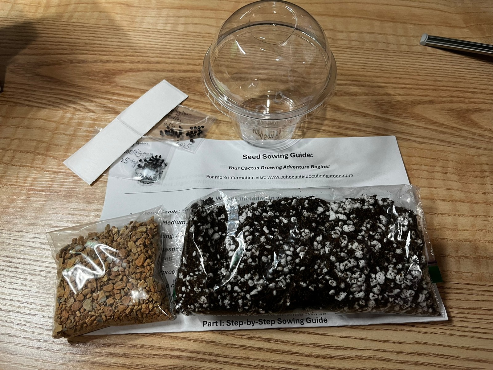 Seed kit- Everything you need to start your seed growing journey