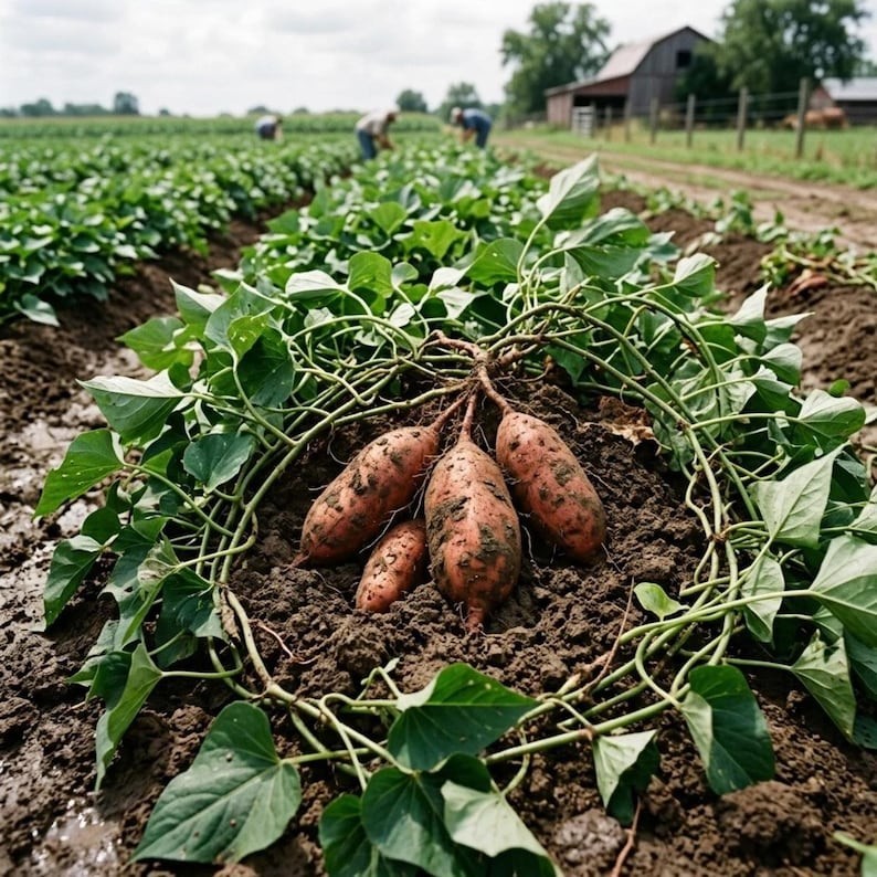 100 PCS Garden Sweet Potato Seeds | Tuber Plant Seeds for Home Vegetable
