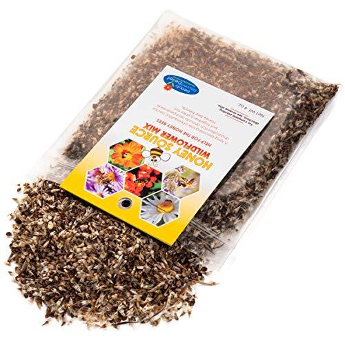 Honey Source Wildflower Seeds Mix for Honey Bees 4oz – Premium Annual and