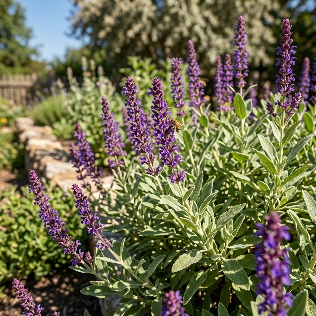 Sage Plant Seeds – 350pcs – Perfect for Outdoor Garden & Herb Bed Planting