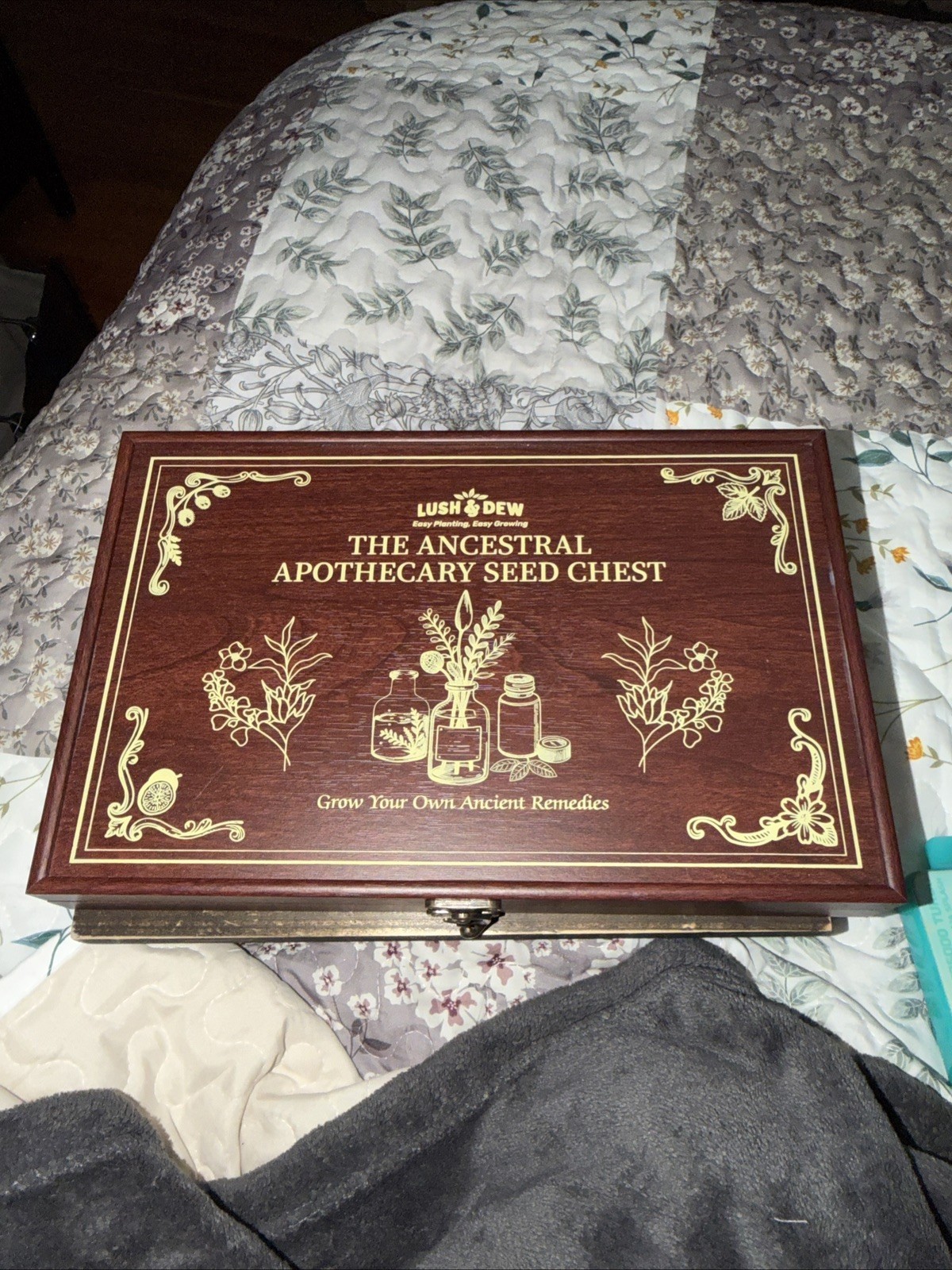 Medicinal Herb Seed Chest 36 000+ Non GMO Survival Kit Lush&Dew Ancestral Gifts