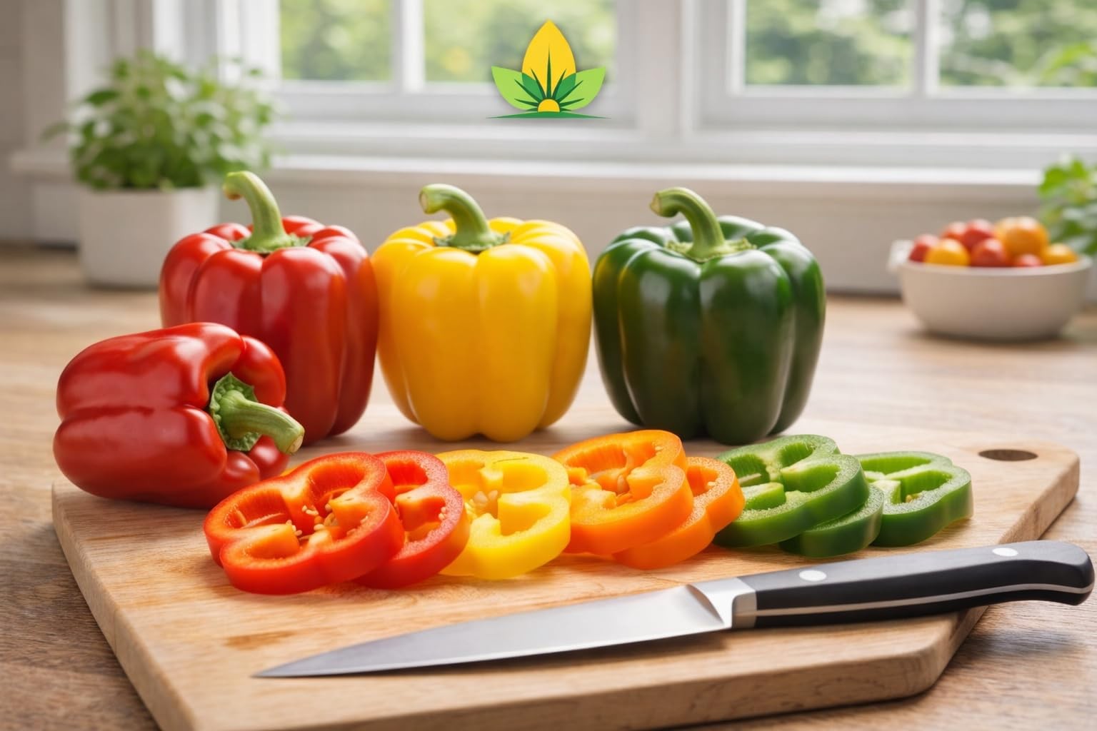 Bell Pepper Seeds Collection Red, Yellow, Orange, Green for Home Garden