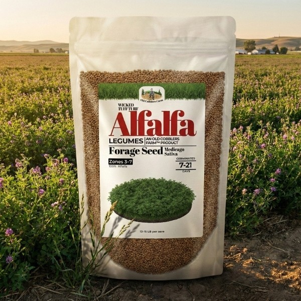 Old Cobblers Farm™ Wicked Tuff Turf Freedom Alfalfa Seed – High-Yield Forage