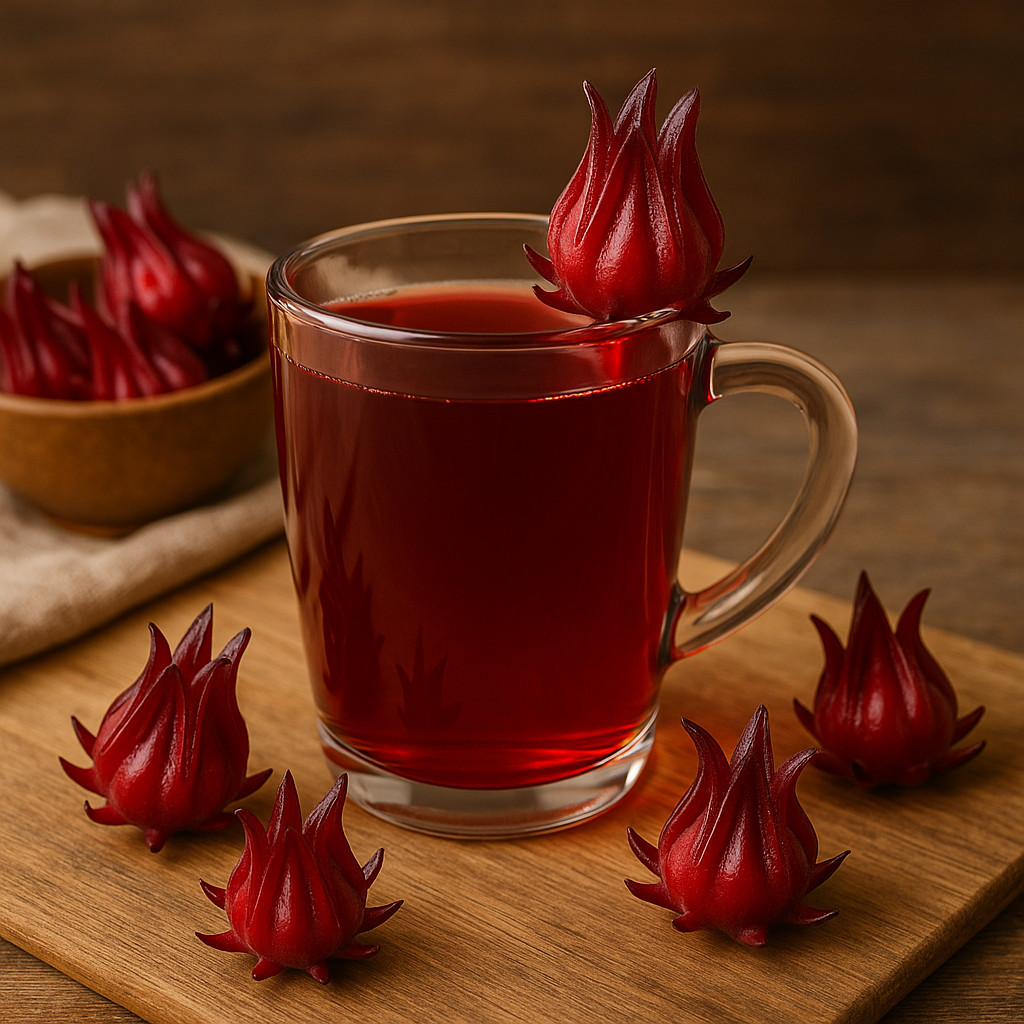 Roselle ‘Jamaica Sorrel’ Asian Sour Leaf (Hibiscus)Seeds 🌺 20 Seeds