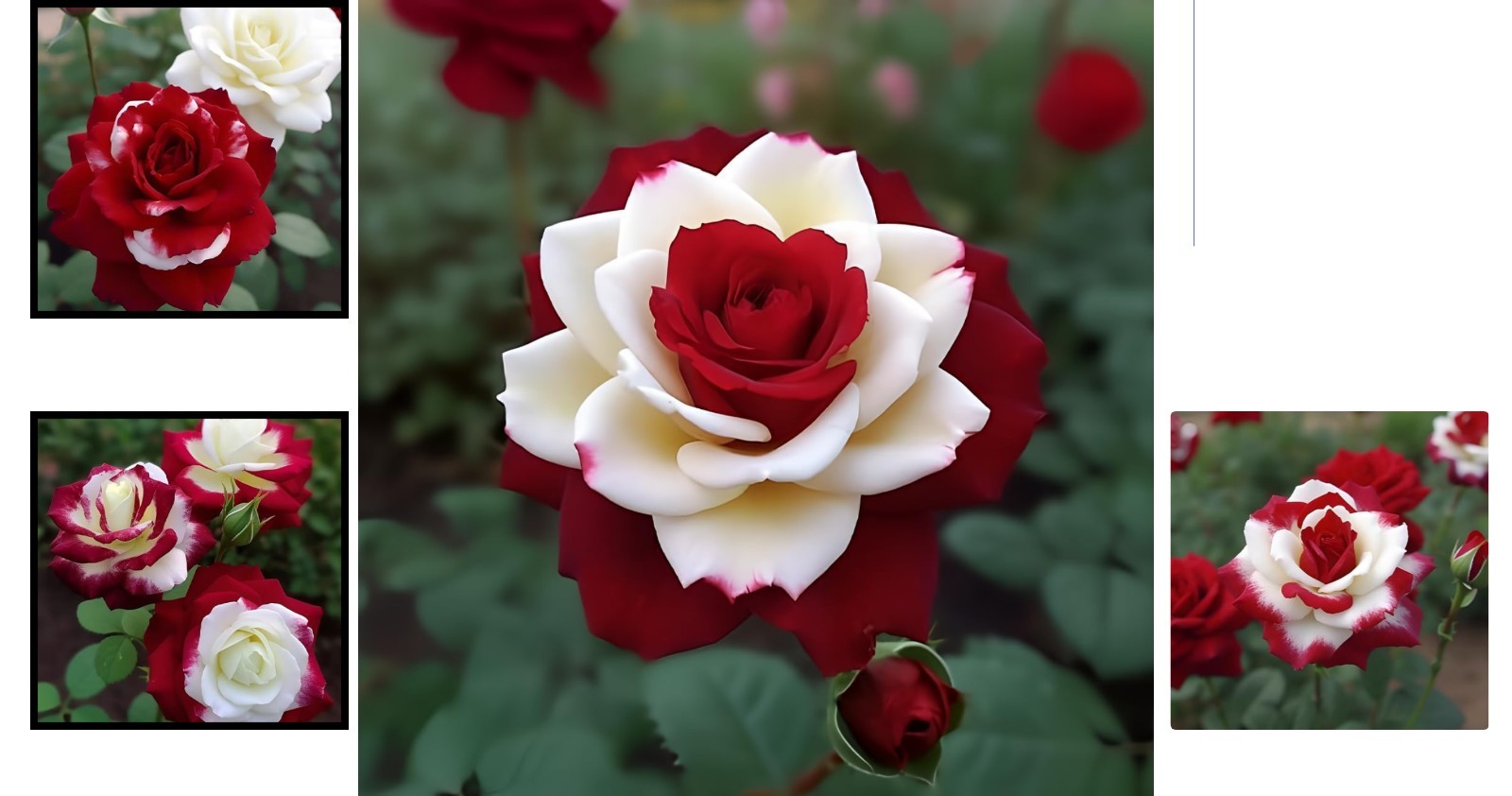 Captivating 20pcs Twin Red and White Rose Seeds – Easy Grow Gardening Gifts