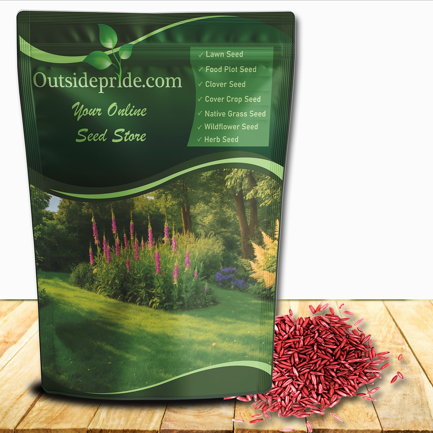 5 LBS – OptiGrowth Coated Sheeps Fine Fescue Xeriscaping Drought Tolerant
