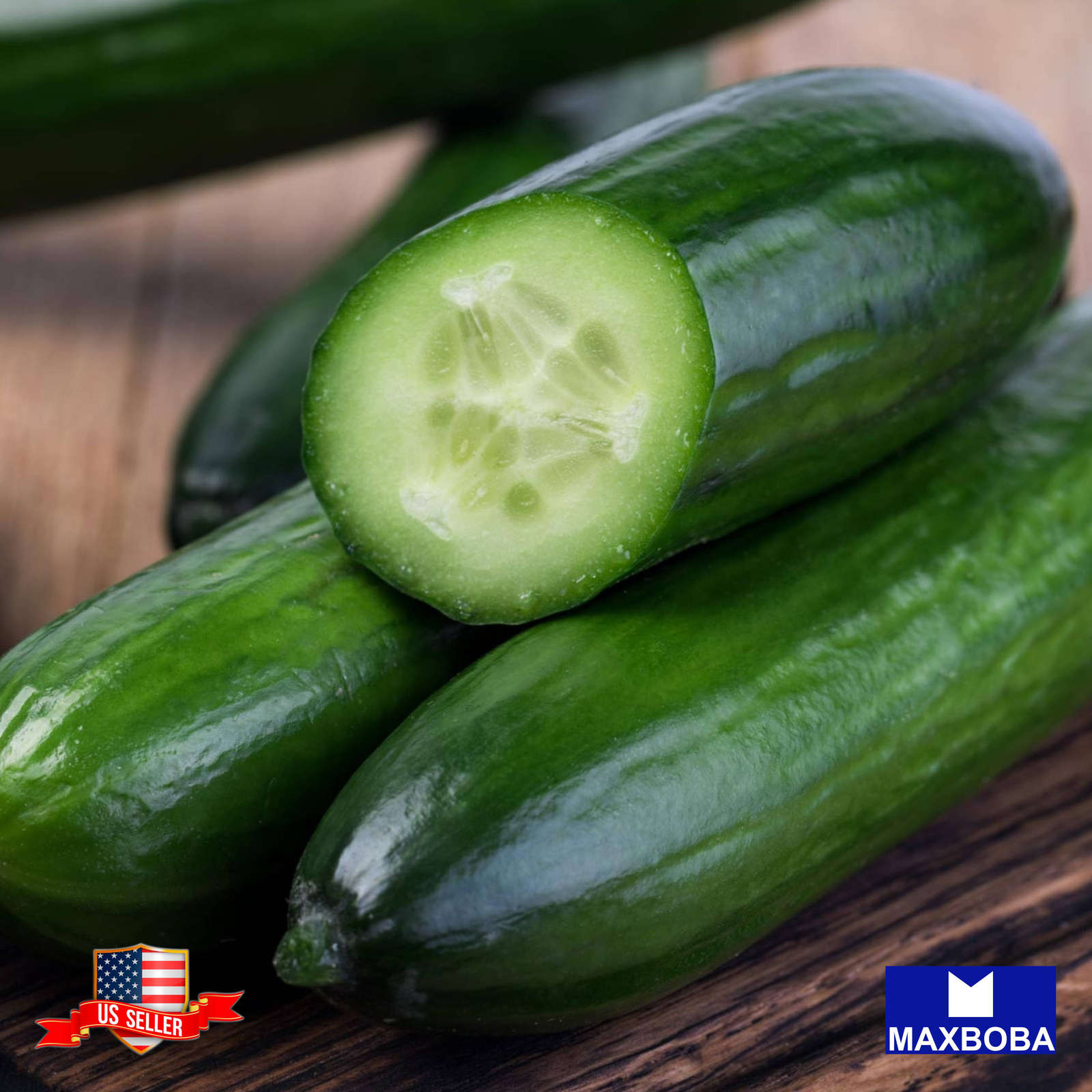 Cucumber Seeds Muncher Burpless Organic Heirloom Vegetable Non-GMO