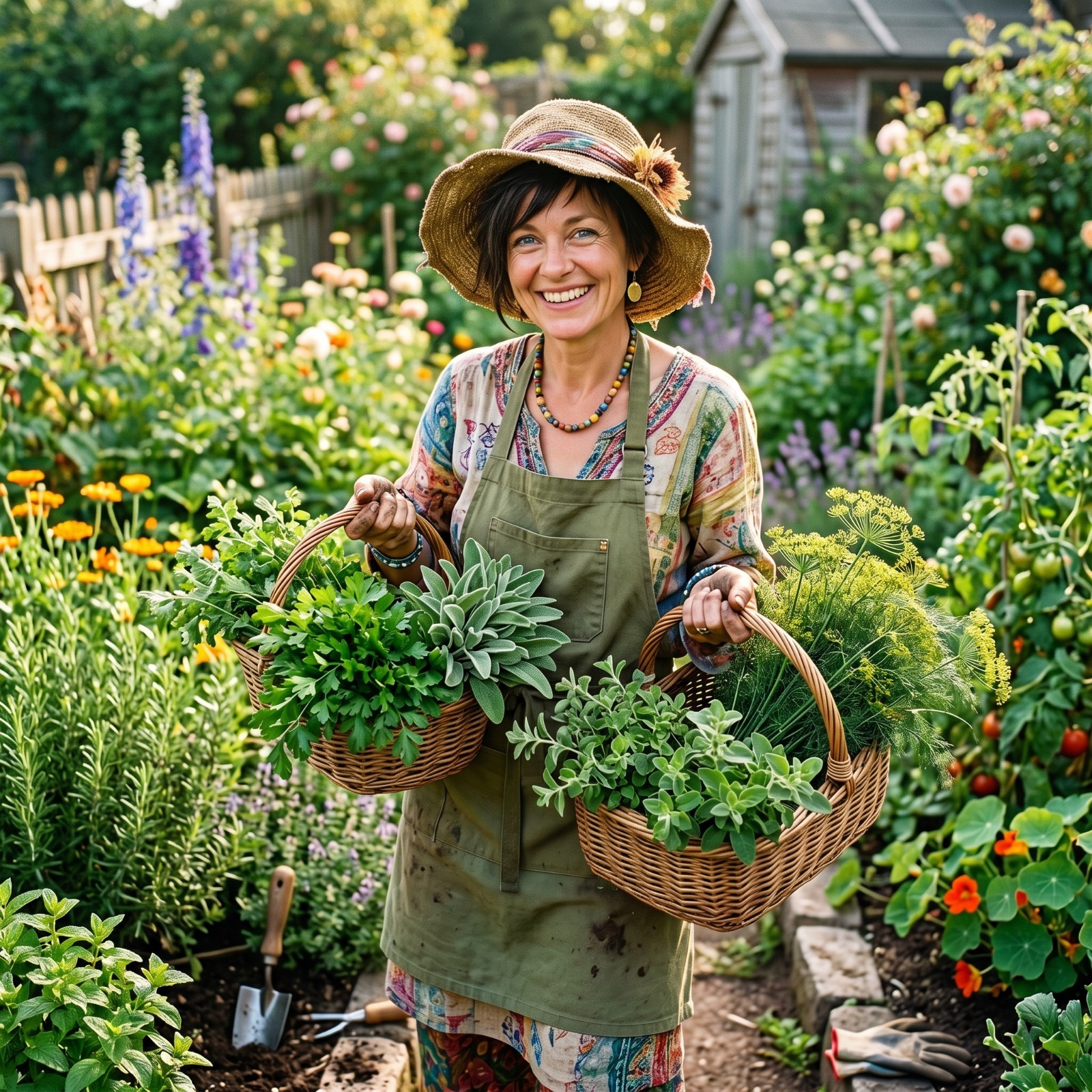 CHEF’S HERB COLLECTION Parsley Oregano Sage Dill Culinary 4 Packs 1400 Seeds