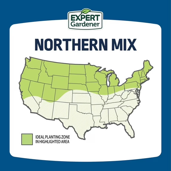 Expert Gardener Sun & Shade Northern Grass Seed Mix for Sun to Partial Shade