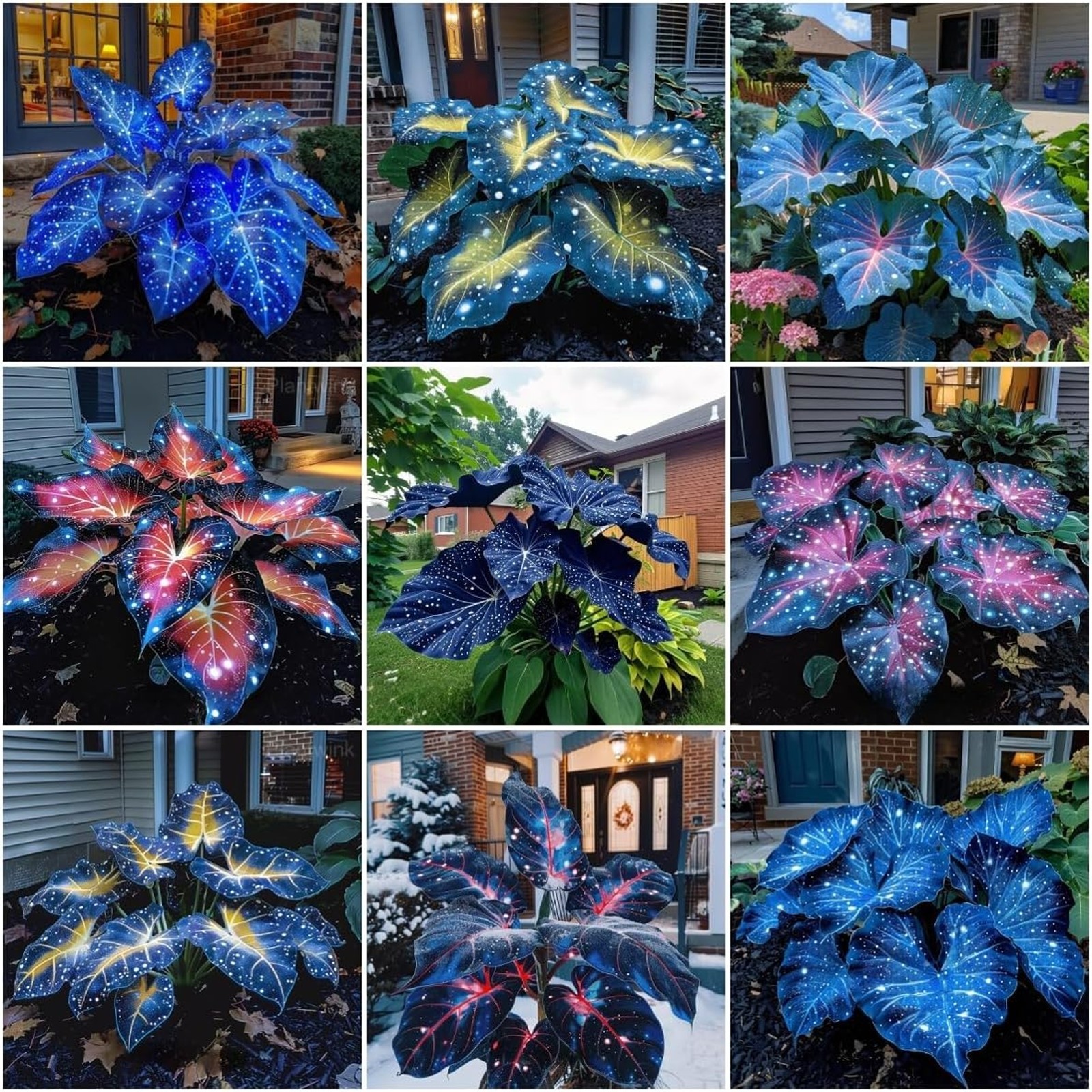 Mixed Hosta Seeds for Shade Gardens, Cold-Tolerant Perennial Foliage Plants