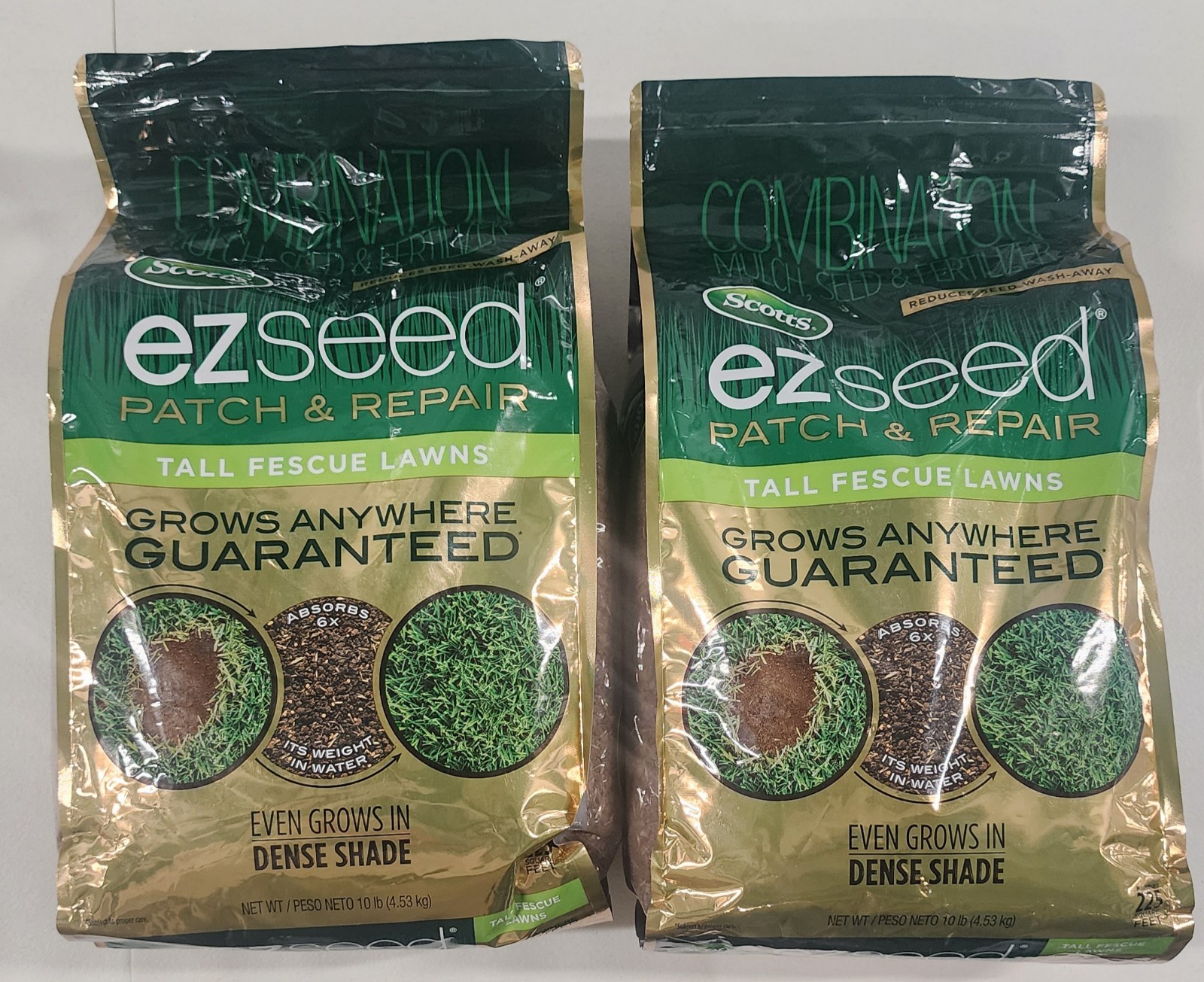 SCOTT’S EZ SEED Patch & Repair 2-10lb Bags For Tall Fescue Lawns