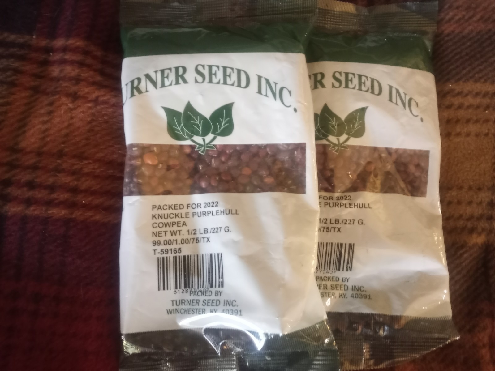 Blue Lake Bush Bean Kentucky Wonder Mtn. White 1/2 Pound Seeds Packed For 2022