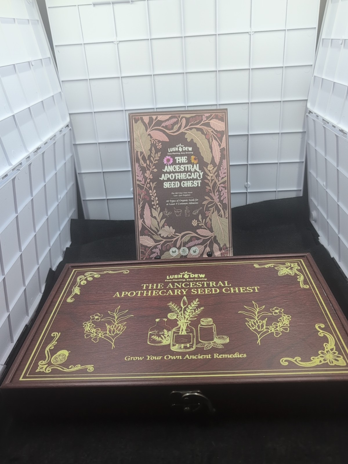 Medicinal Herb Seed Chest 36 000+ Non GMO Survival Kit Lush&Dew Ancestral Gifts