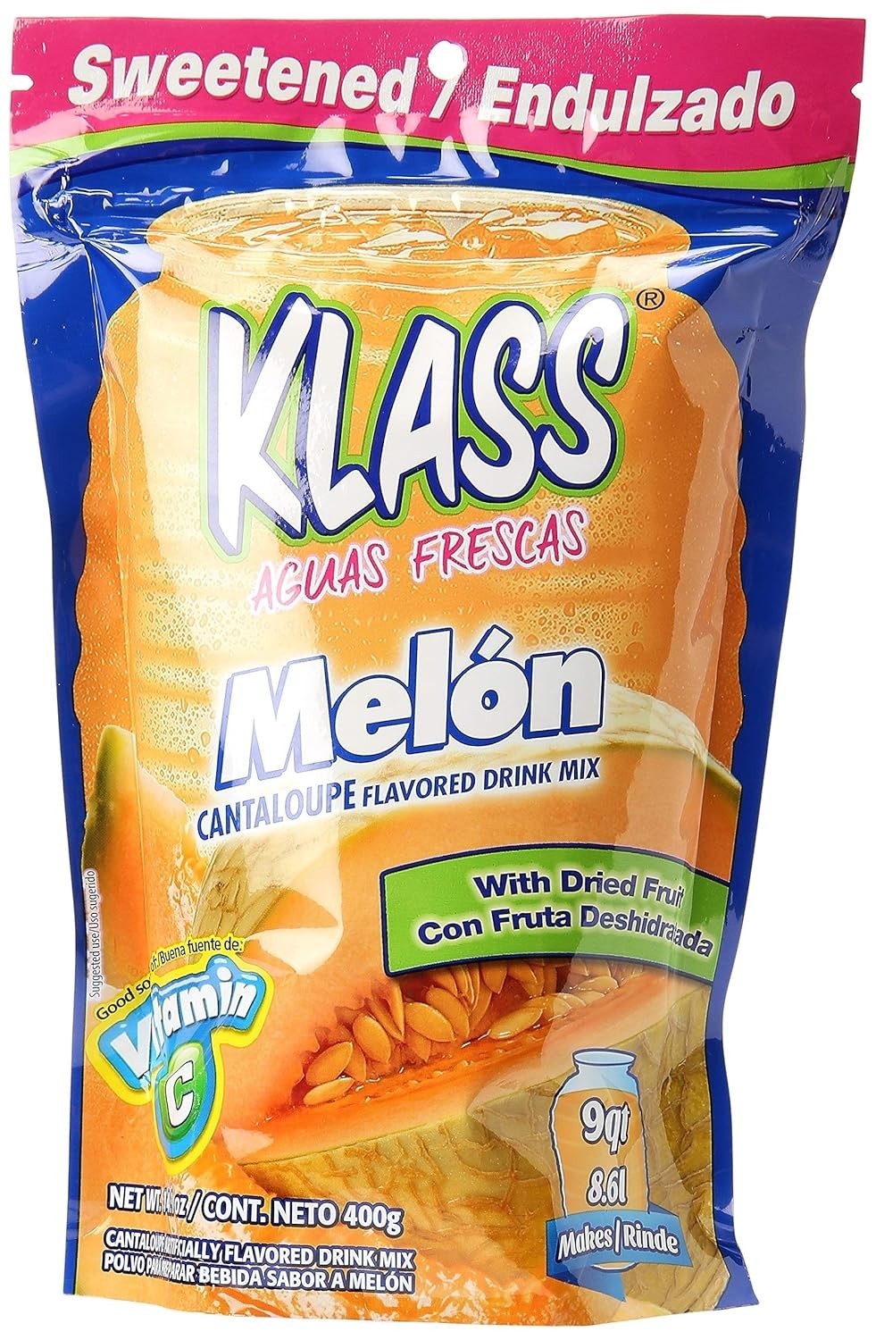 Listo Melon Cantaloupe Drink Mix – Pack of 4