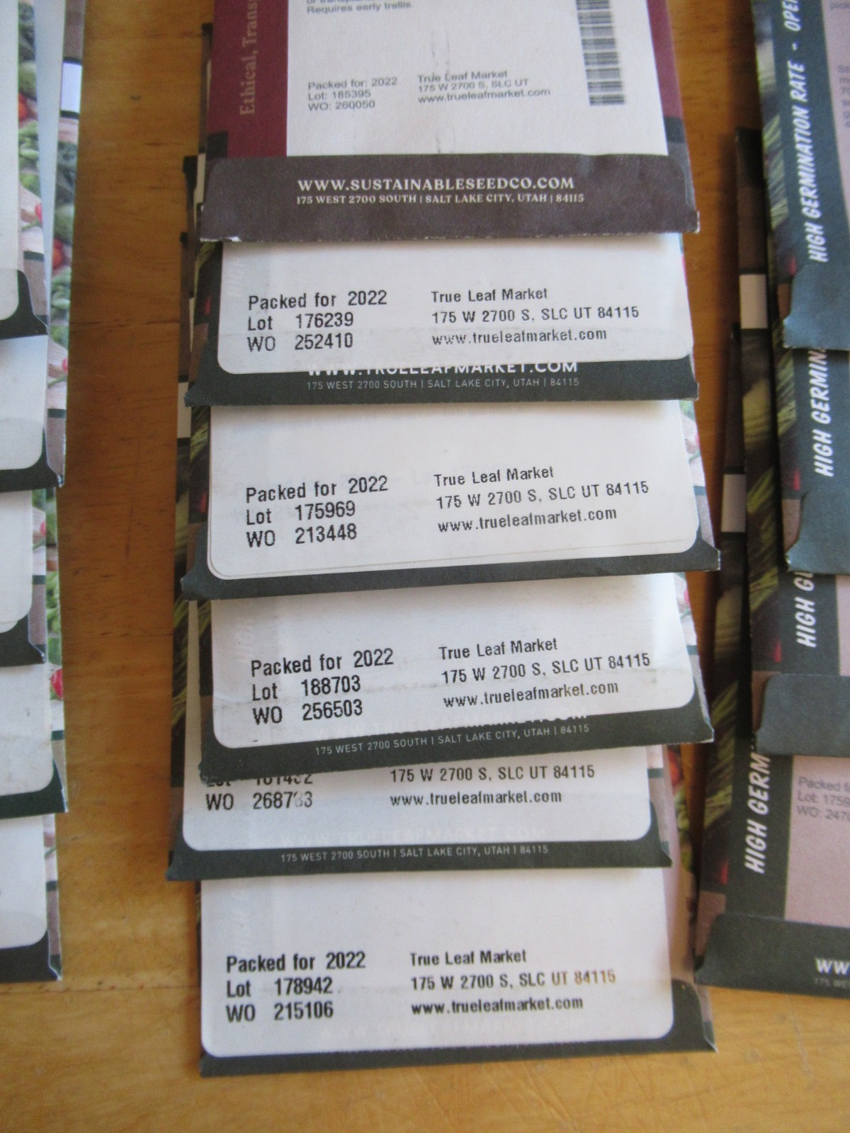 20 Packages of mixed Vegetable & Herbs Mountain Valley Seeds-See Photos
