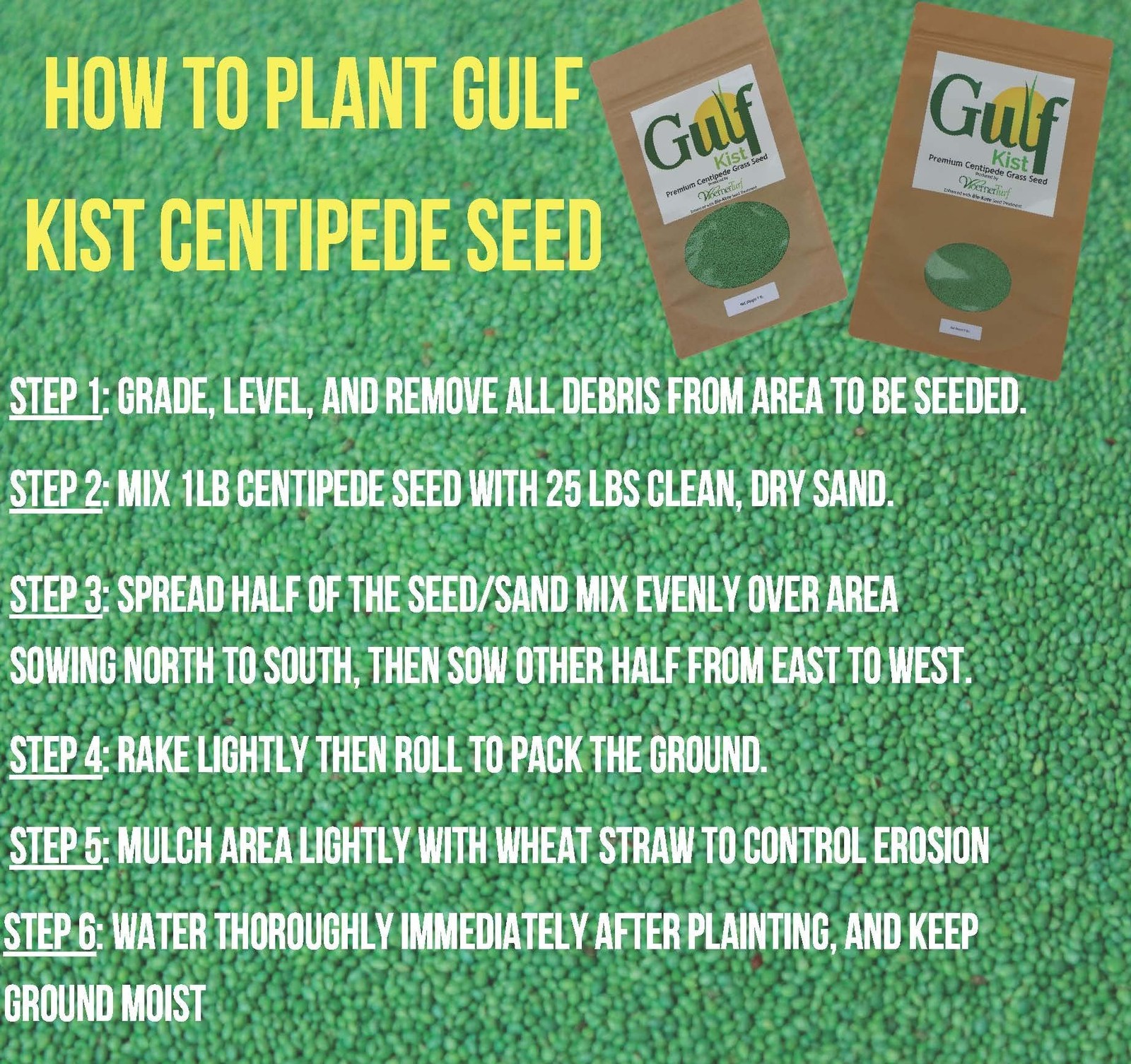 Centipede Grass Seed 5 Pound 5lb