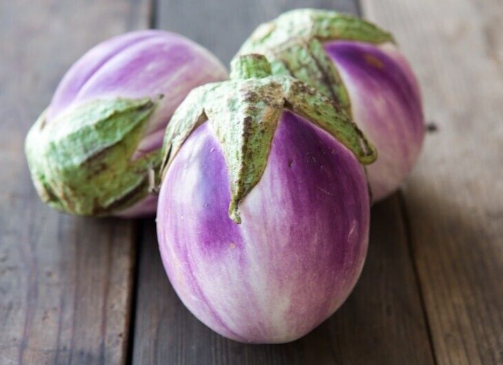 35 Fresh Heirloom | NON-GMO | Rosa Bianca Premium Eggplant Seeds-B 51