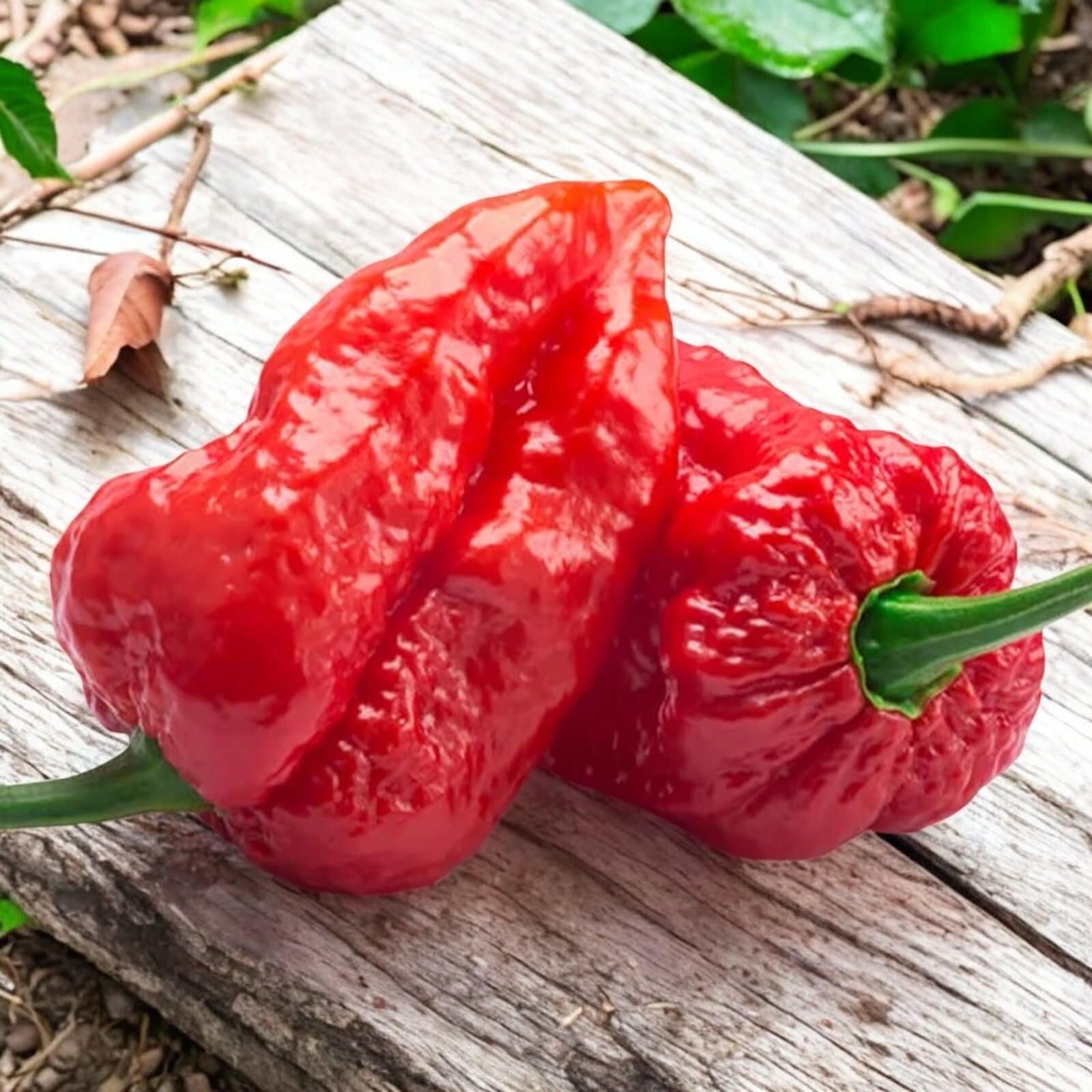 50pcs Ghost Pepper Seeds – Over 1,000,000 SHU – Non-GMO Heirloom Chili
