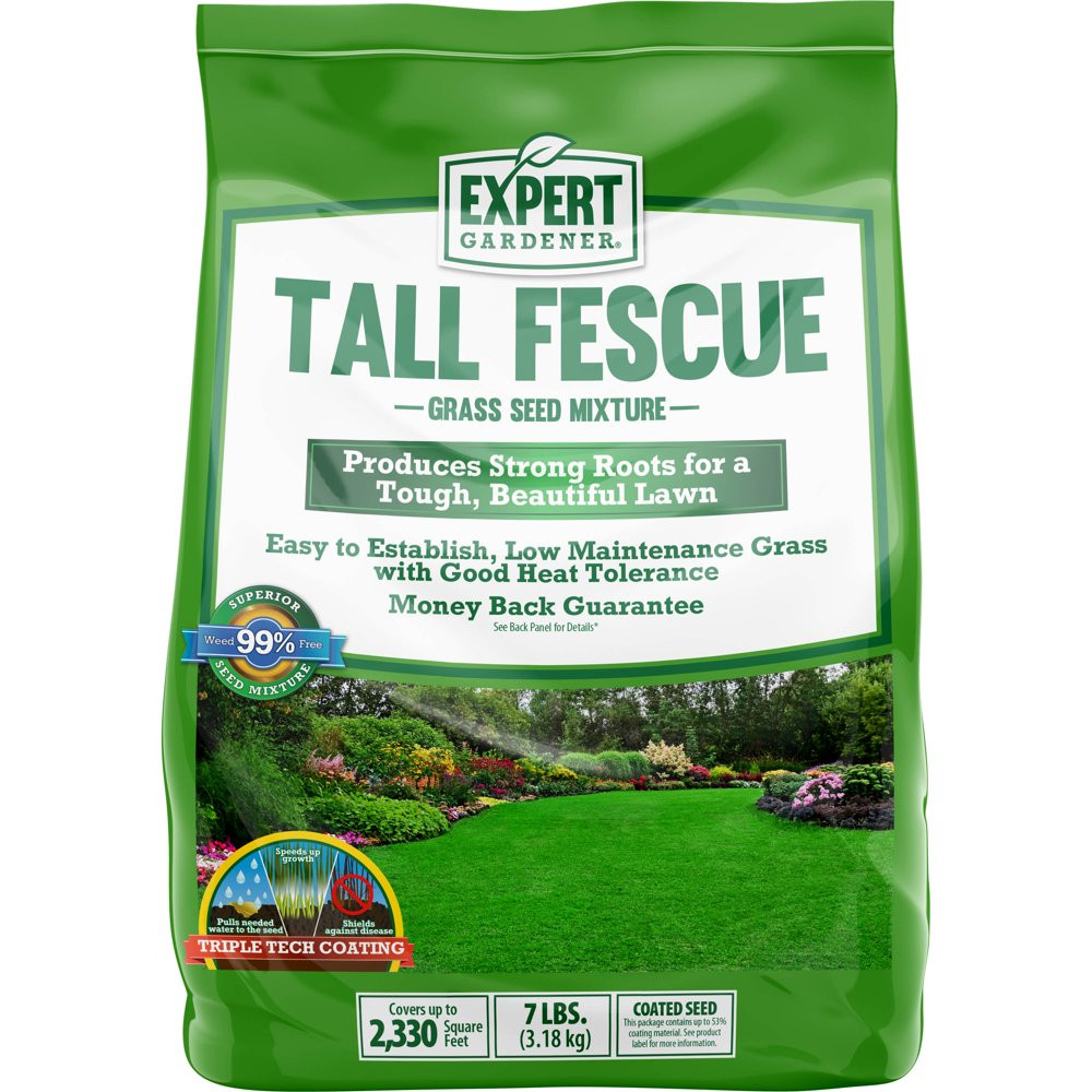 GRASS SEED Tall Fescue Drought Resistant for Sun to Partial Shade 7, 20 Lb.