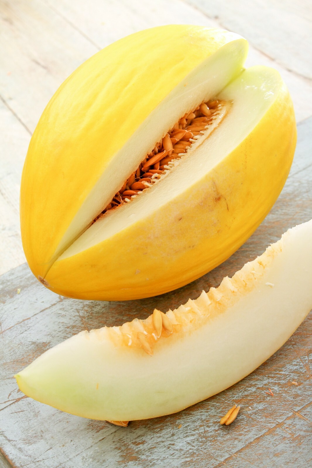 Crenshaw Sweet Melon {Cucumis melo} Heirloom 40+ seeds Free Shipping! US Seller