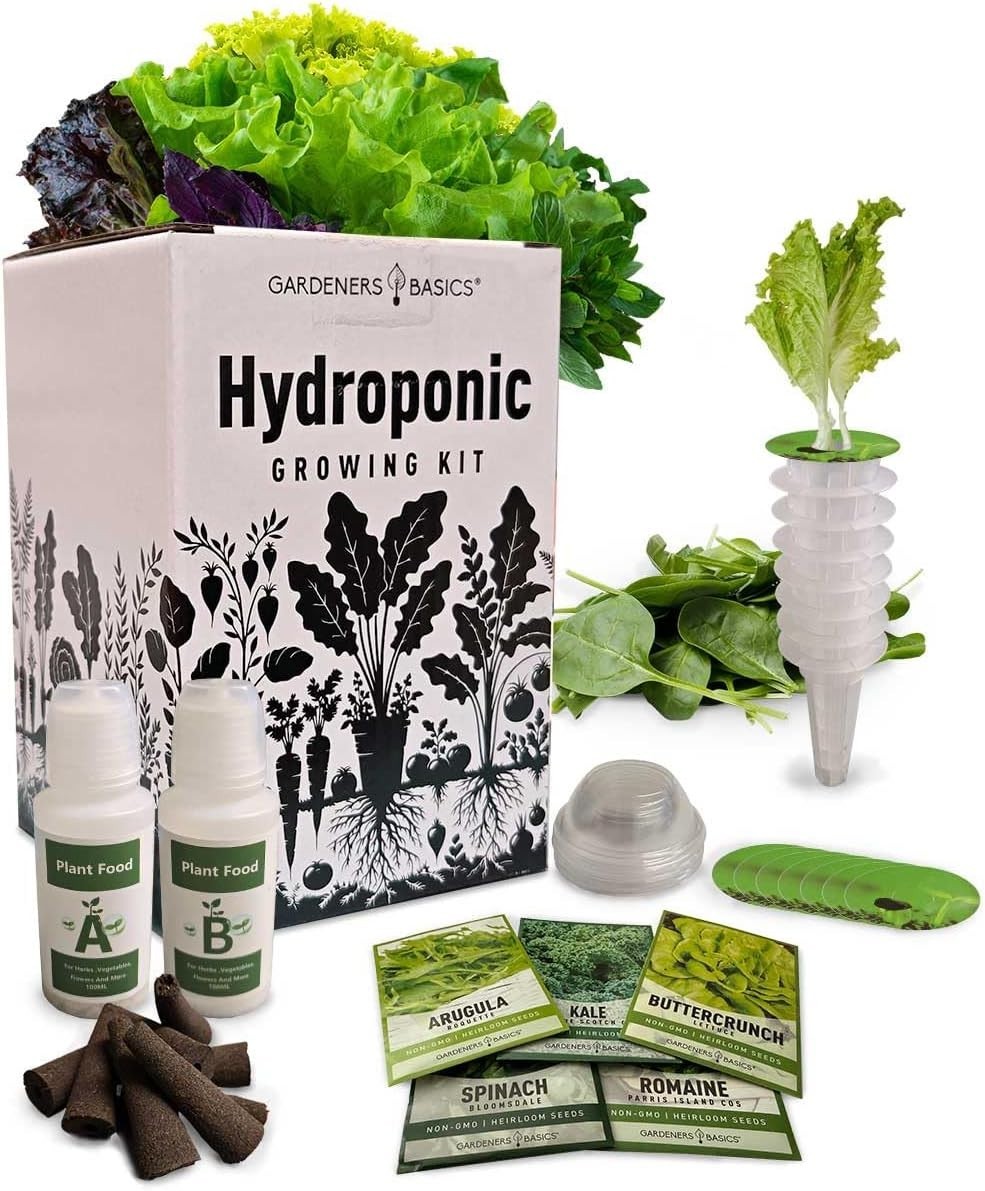 Lettuce Pods Beginner Indoor Garden – Includes Romaine, Buttercrunch Lettuces…