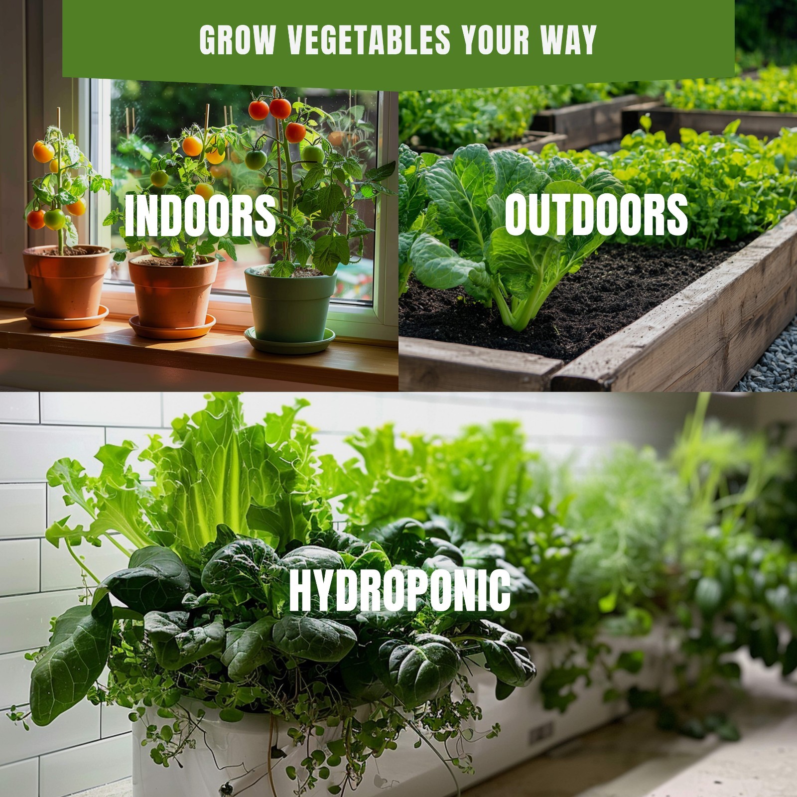 Vegetable Seed Variety Pack: 20 Heirloom Non-GMO Seeds with Plant Markers