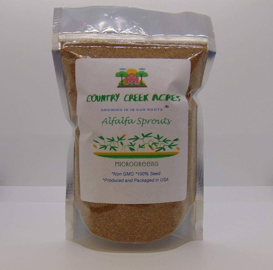 Alfalfa Sprouting Seeds – Non-GMO, High Germination, 2 Oz