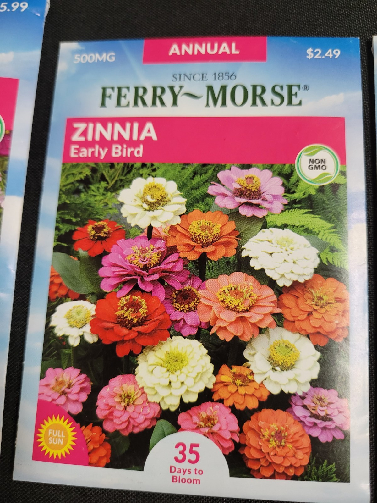 Ferry Morse Wildflower & Zinnia 3 Seed Pack Assortment (2026 Season) New Packs