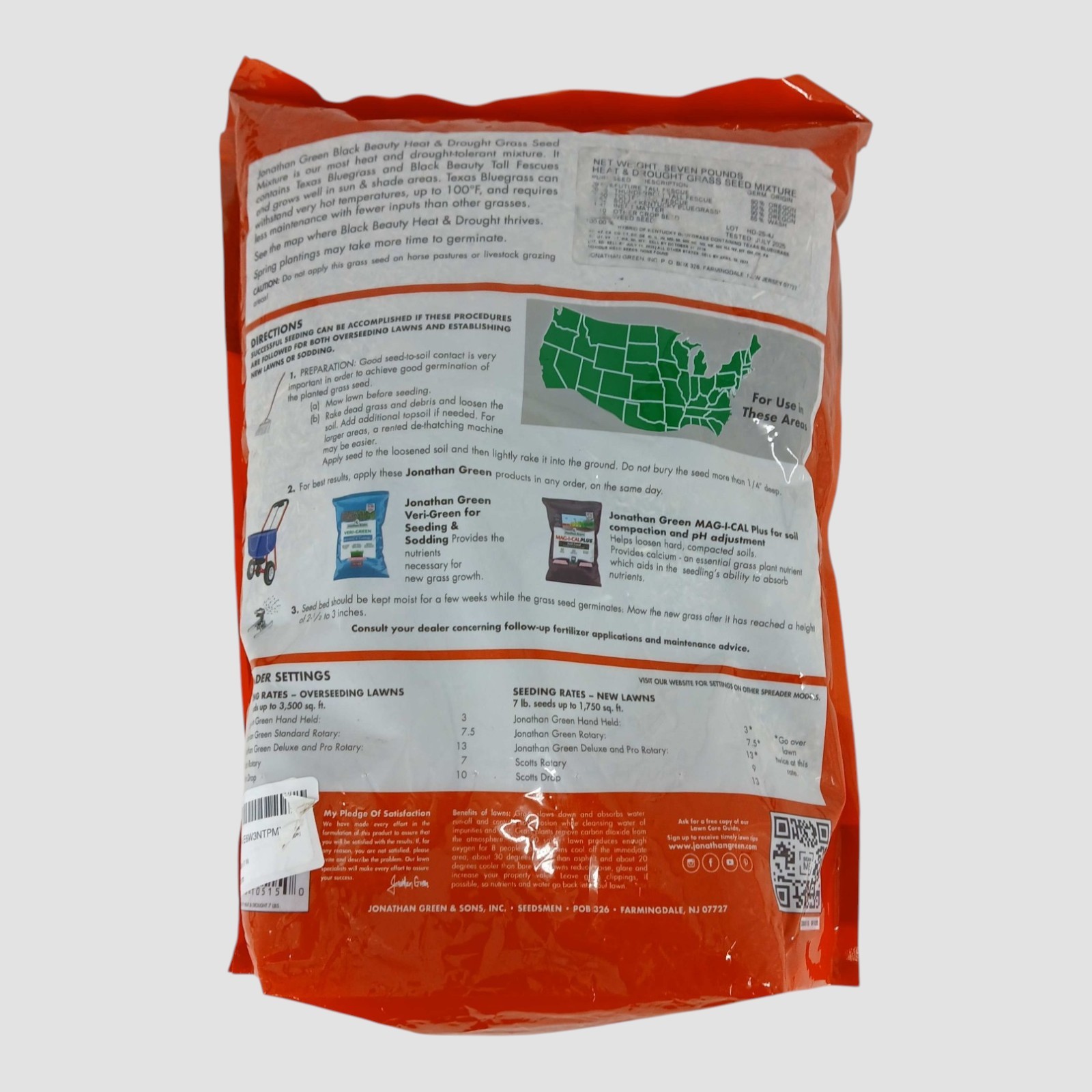 Jonathan Green Heat & Drought Premium Grass Seed Mixture