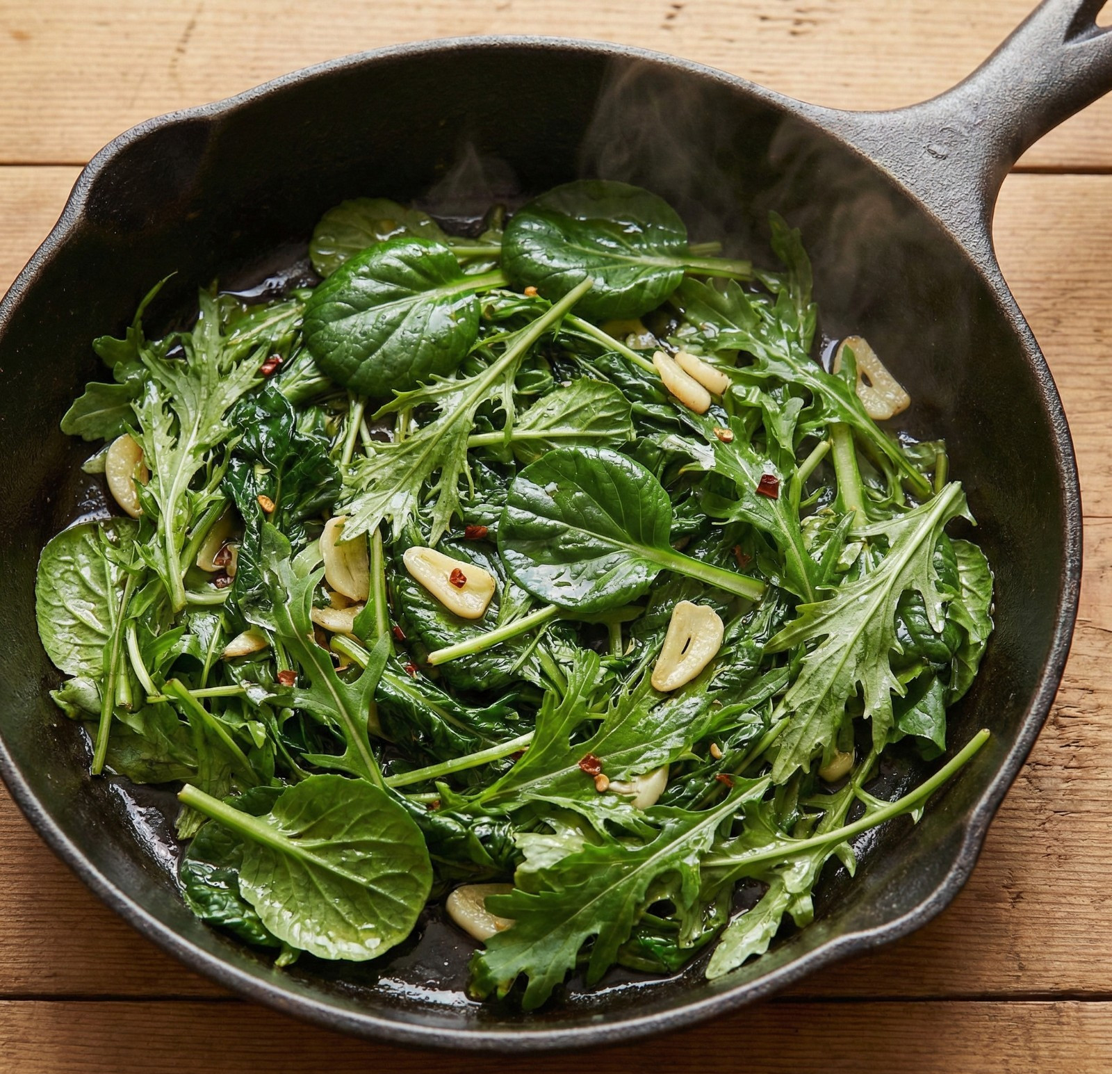 Mixed Greens BRAISING MIX Mustard Tatsoi Mizuna Arugula Non-GMO 1000 Seeds