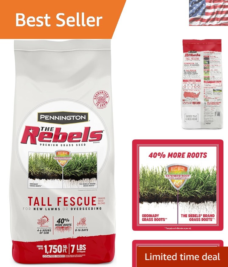 The Rebels Black Label Tall Fescue Grass Seeds – Ideal for Northern Zones