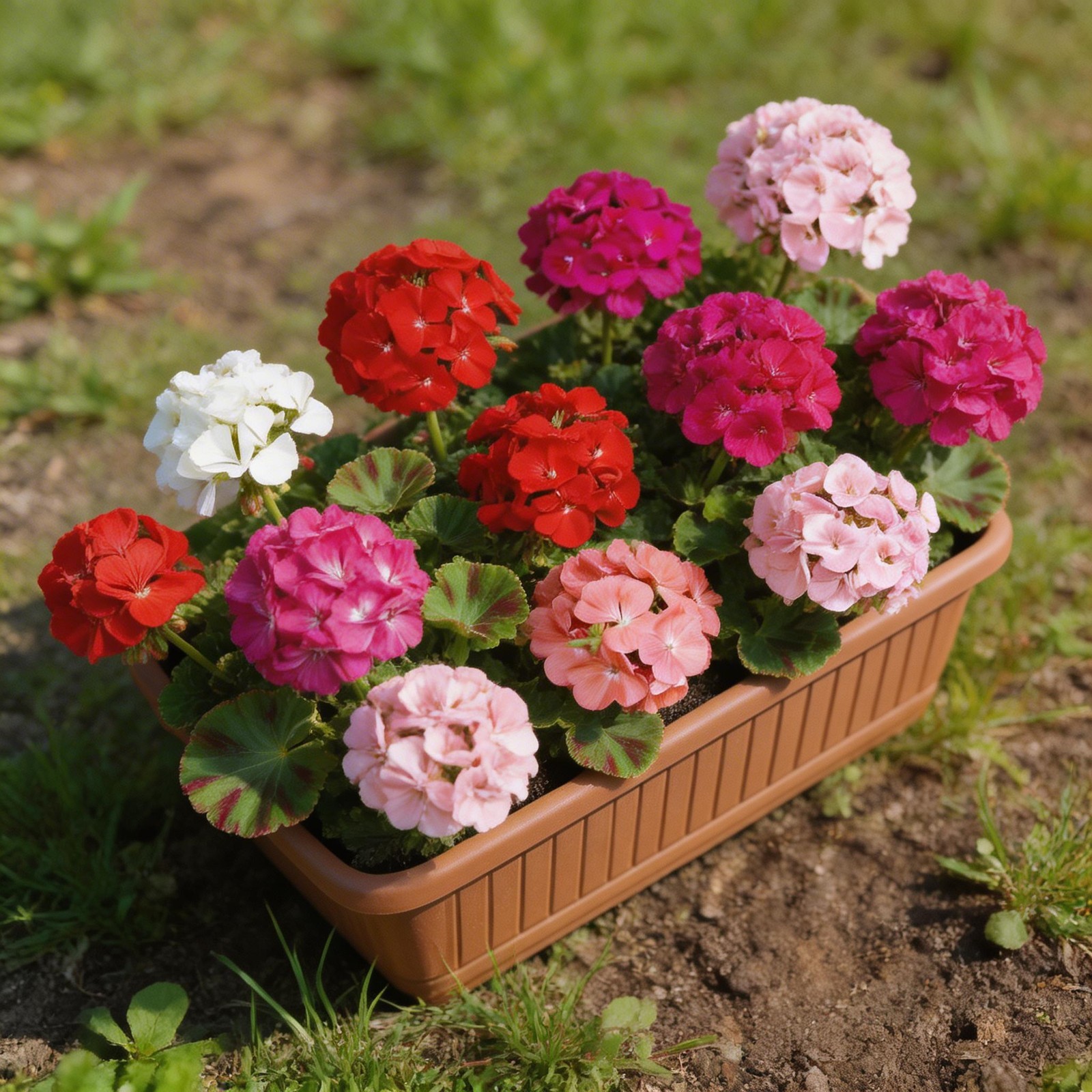 100 Pcs Geranium Seeds – Ideal for Outdoor Garden & Patio Container Planting