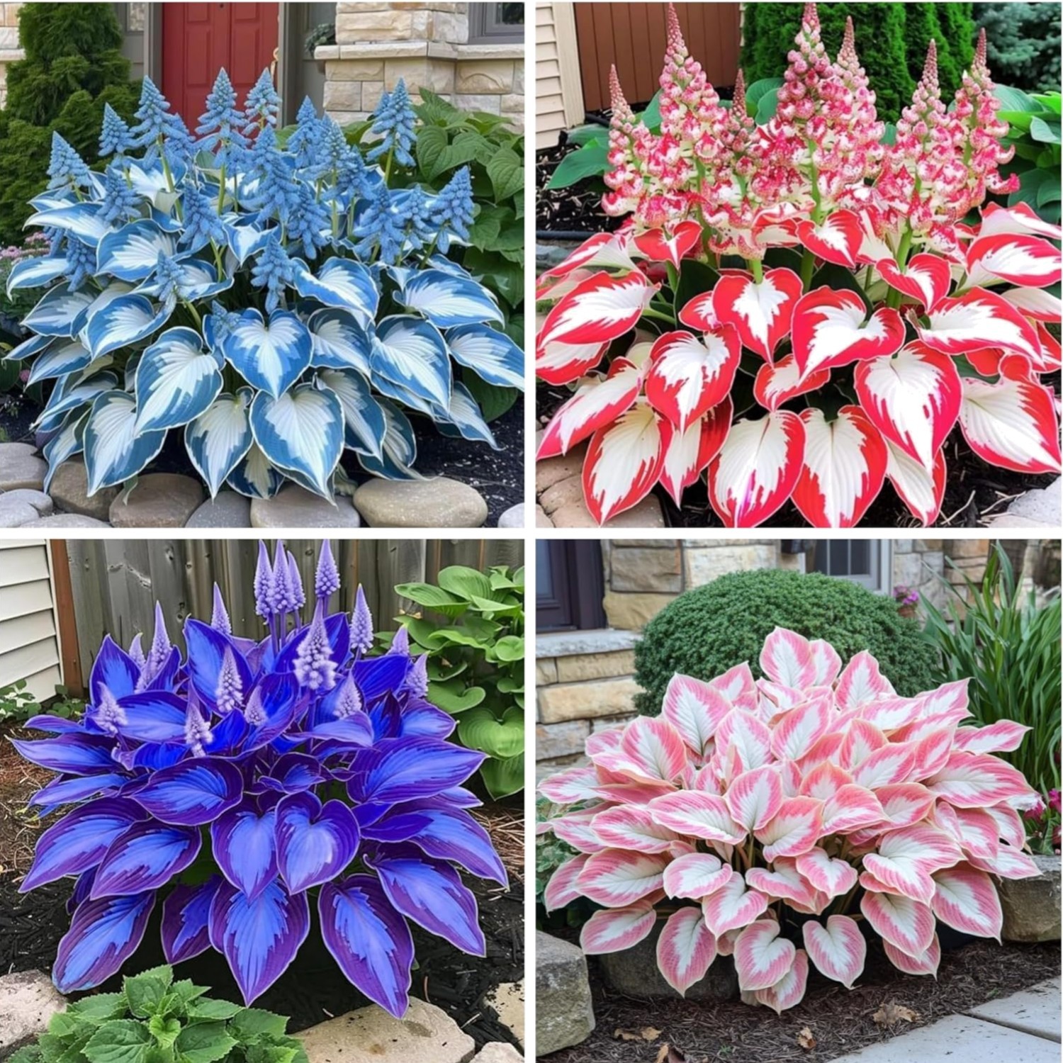 200+ Hosta Seeds Heart-Shaped Leaves – Low Maintenance Outdoor Plants