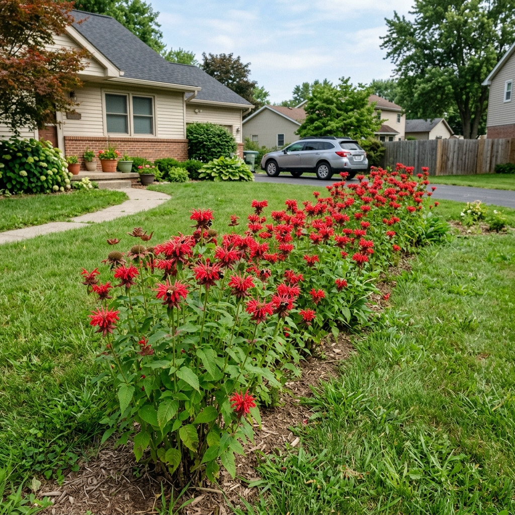 100 Crimson Red Bee Balm Monarda Seeds for Planting – Premium Heirloom Seed