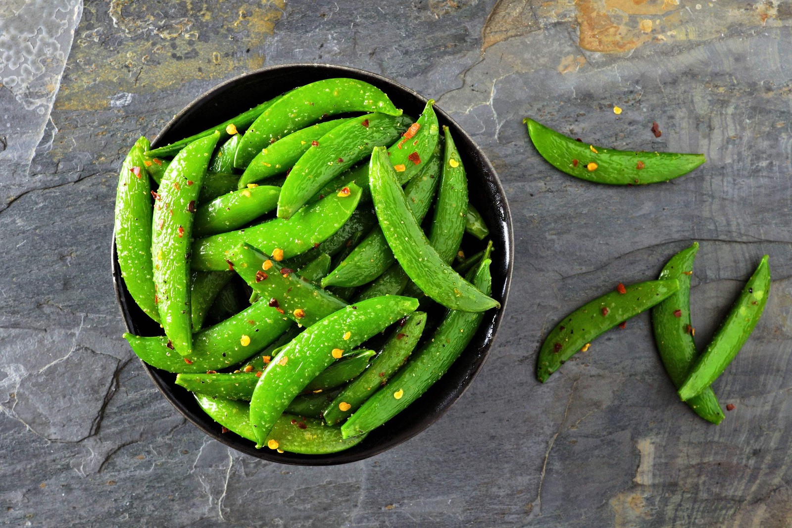 50 SUGAR ANN PEA Stringless Sweet Green Snap Pisum Sativum Vegetable Seeds